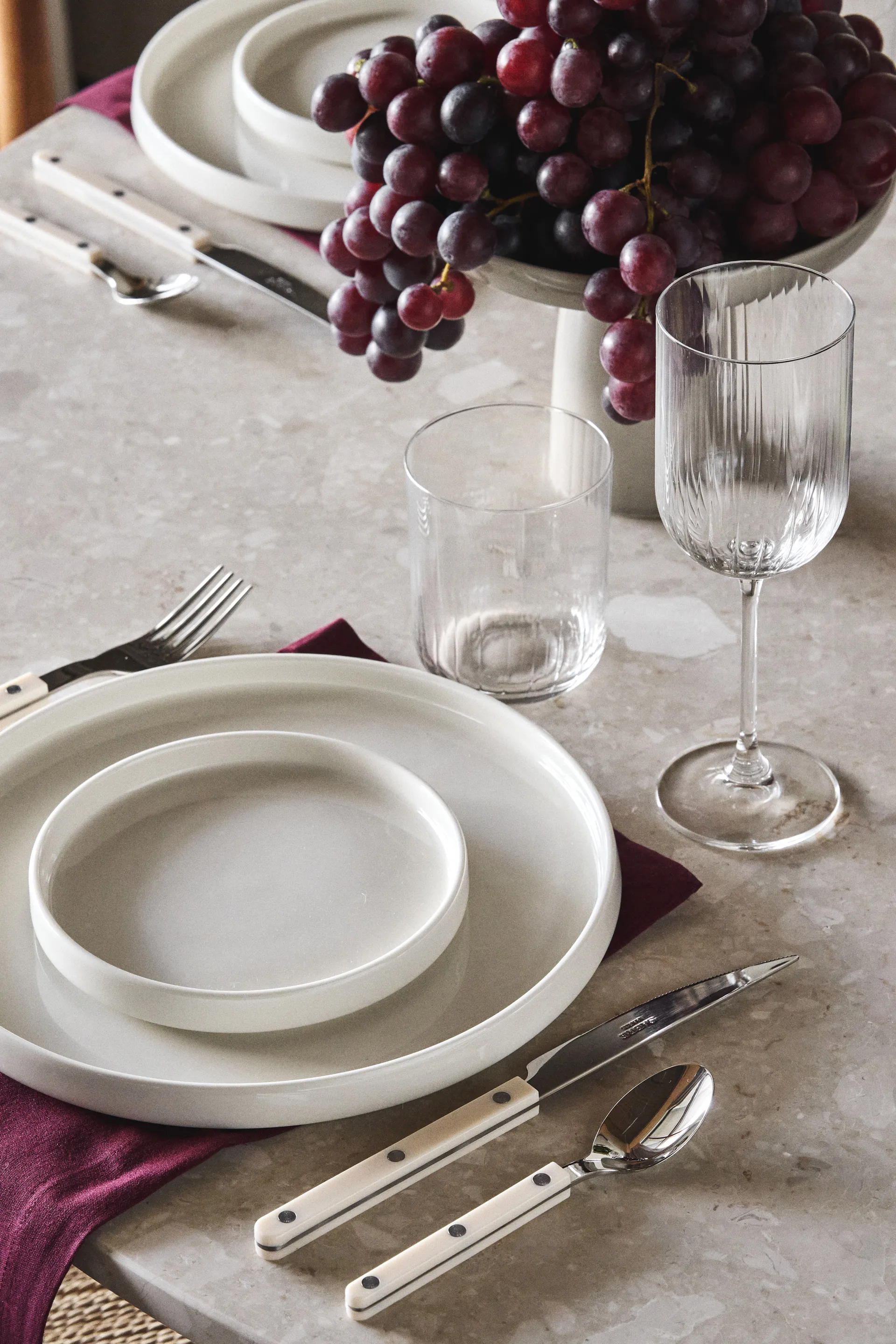 Verre à vin blanc Pristine 32 cl Lot de 4, Clair Scandi Living