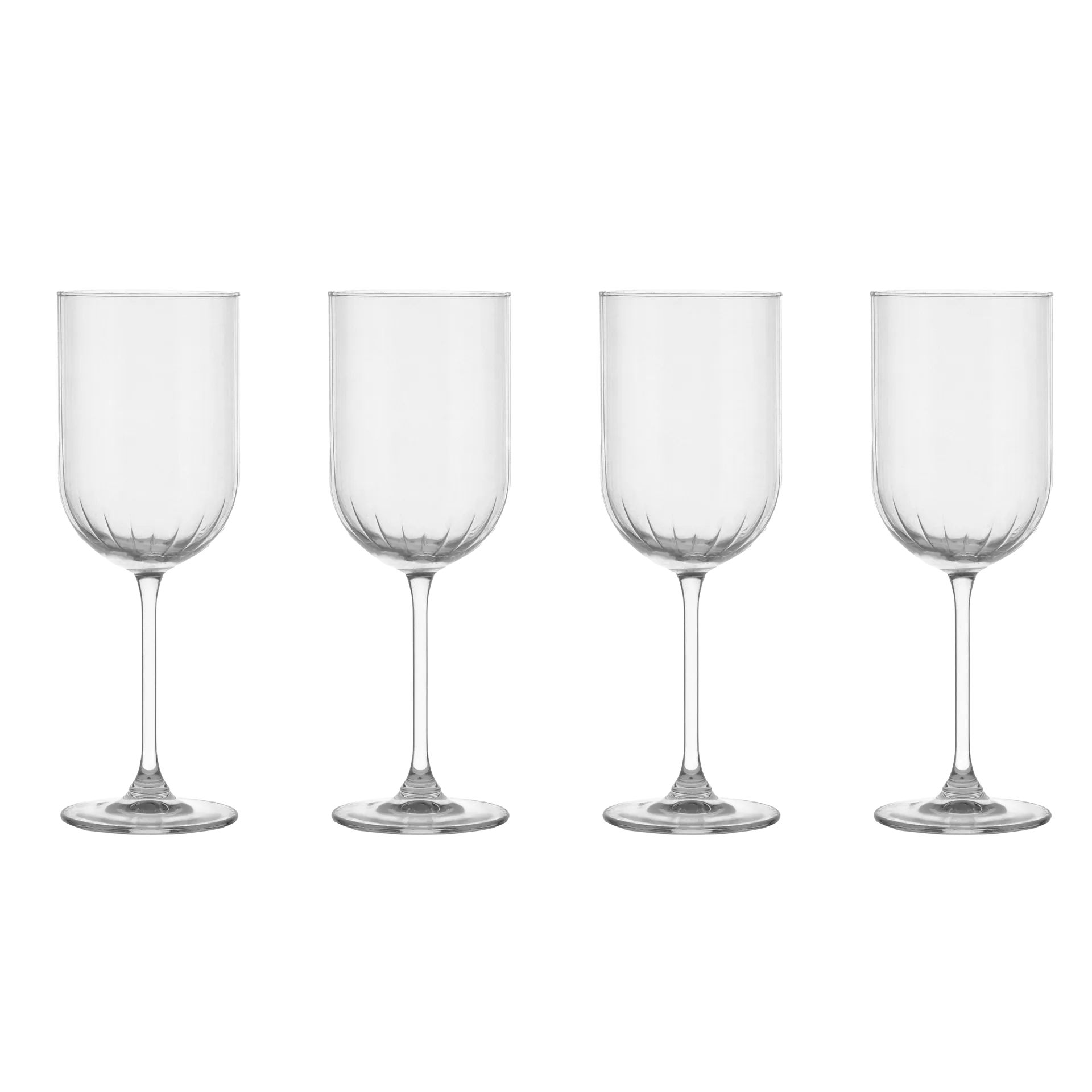 Verre à vin rouge Pristine 41 cl Lot de 4, Clair Scandi Living