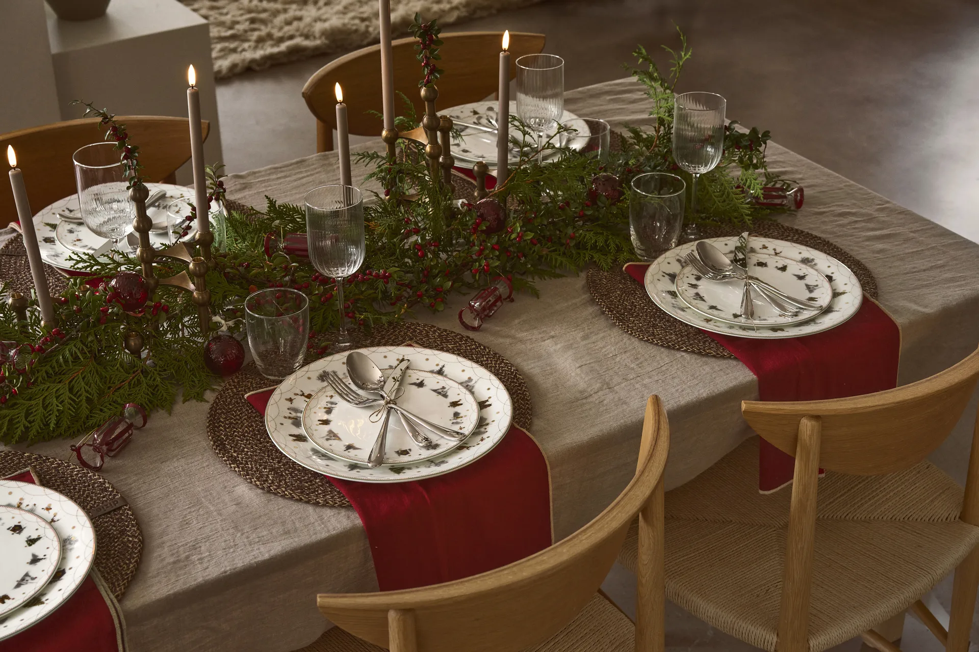 Verre à vin rouge Pristine 41 cl Lot de 4, Clair Scandi Living