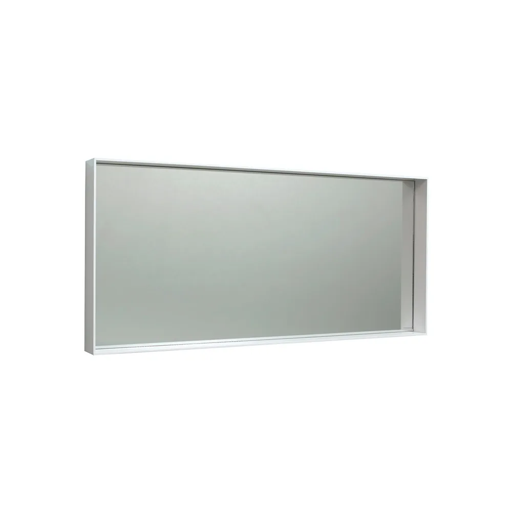Miroir 6, chêne laqué blanc Scherlin