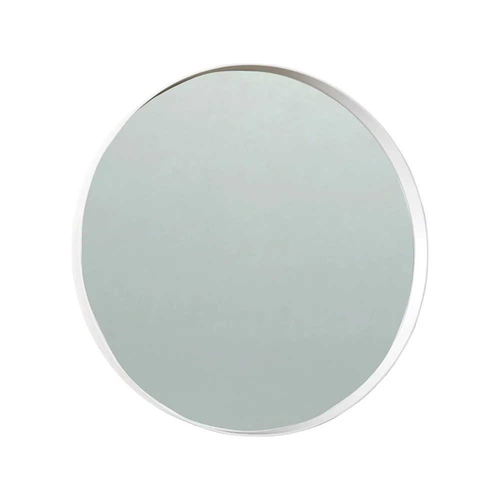 Miroir 9, blanc, Ø80 cm Scherlin