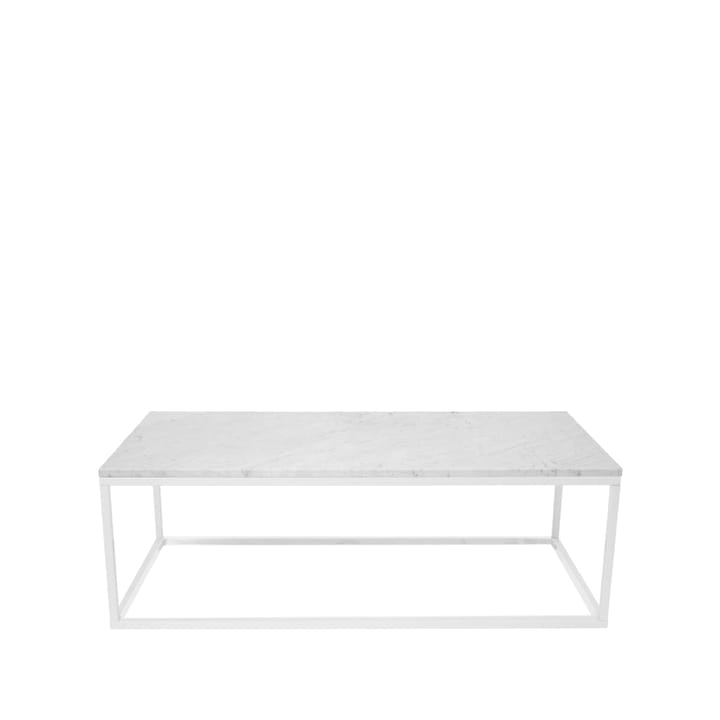 Table basse 11 - white, structure laquée blanc - Scherlin