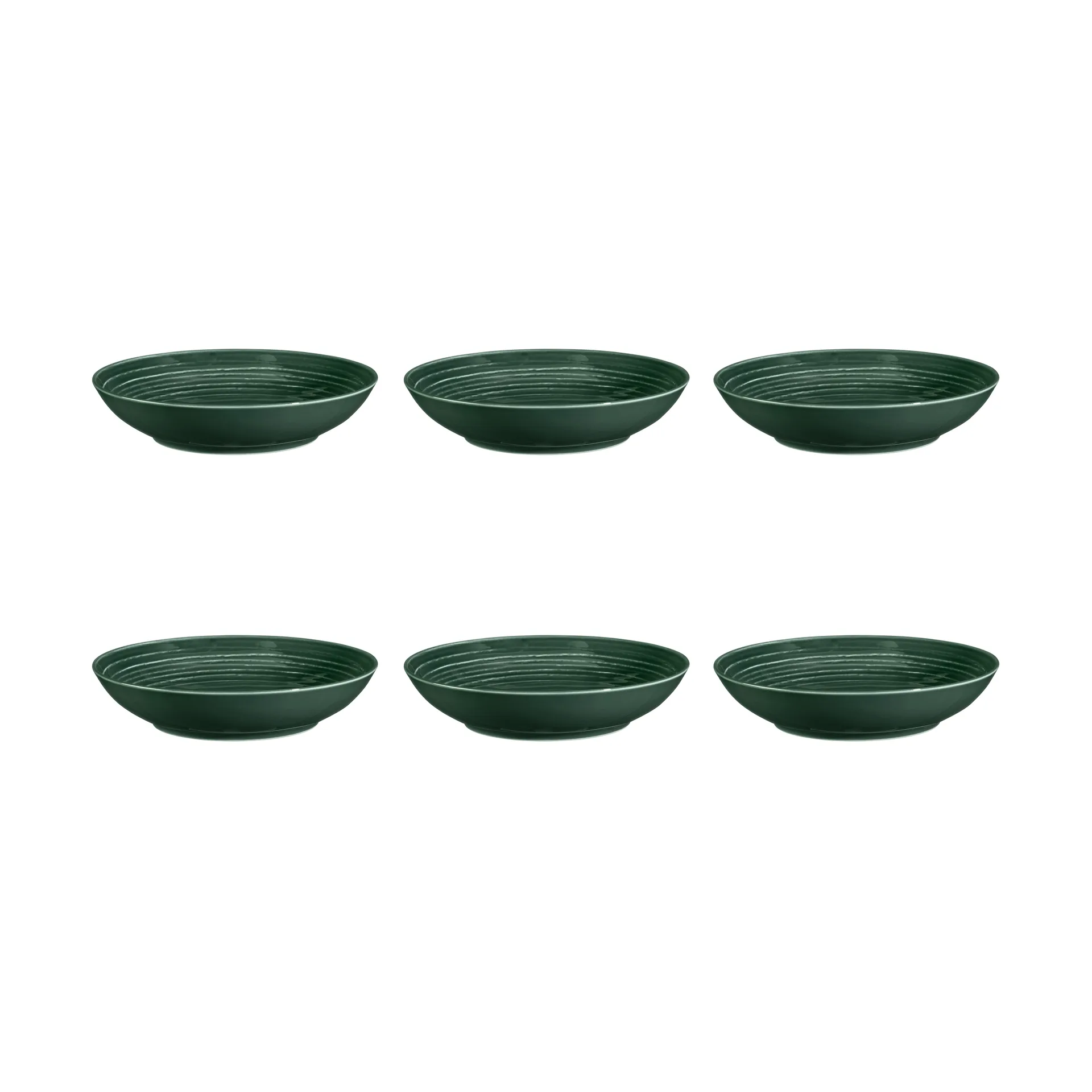 Assiette creuse Terra Ø 21,2 cm, lot de 6, Moss Green Seltmann Weiden
