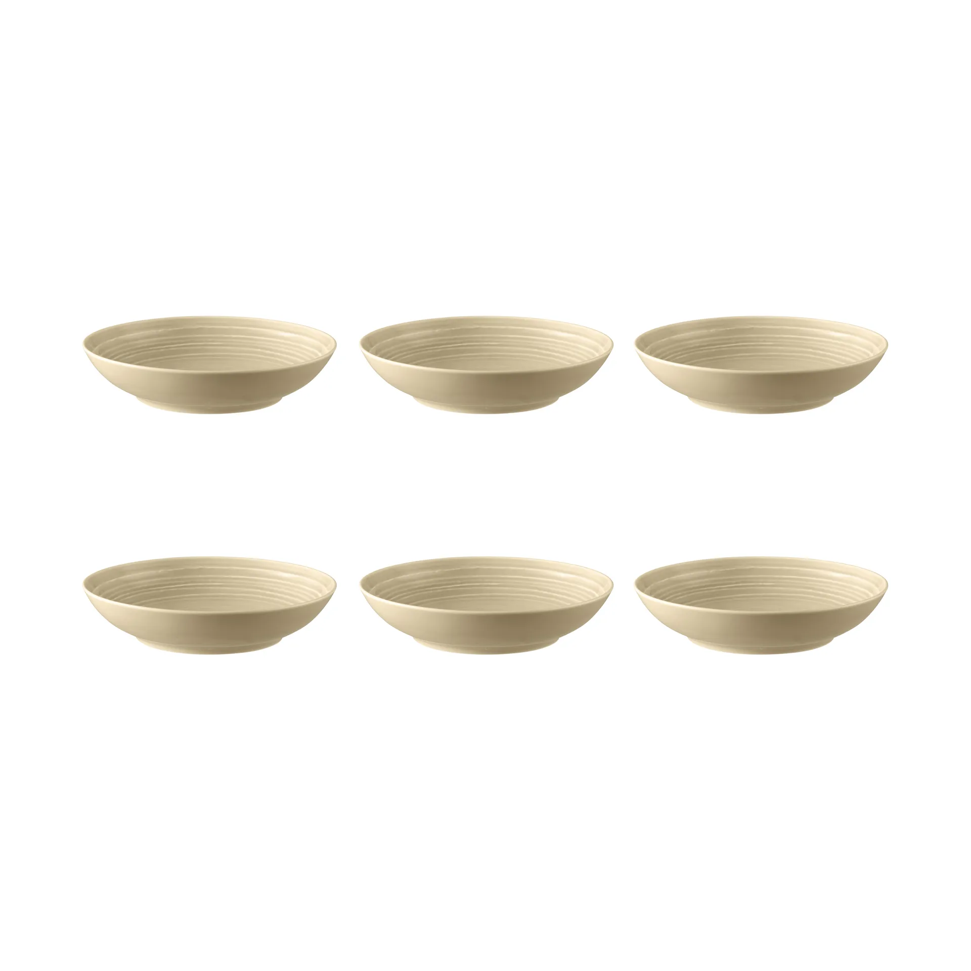 Assiette creuse Terra Ø 21,2 cm, lot de 6, Sand Beige Seltmann Weiden