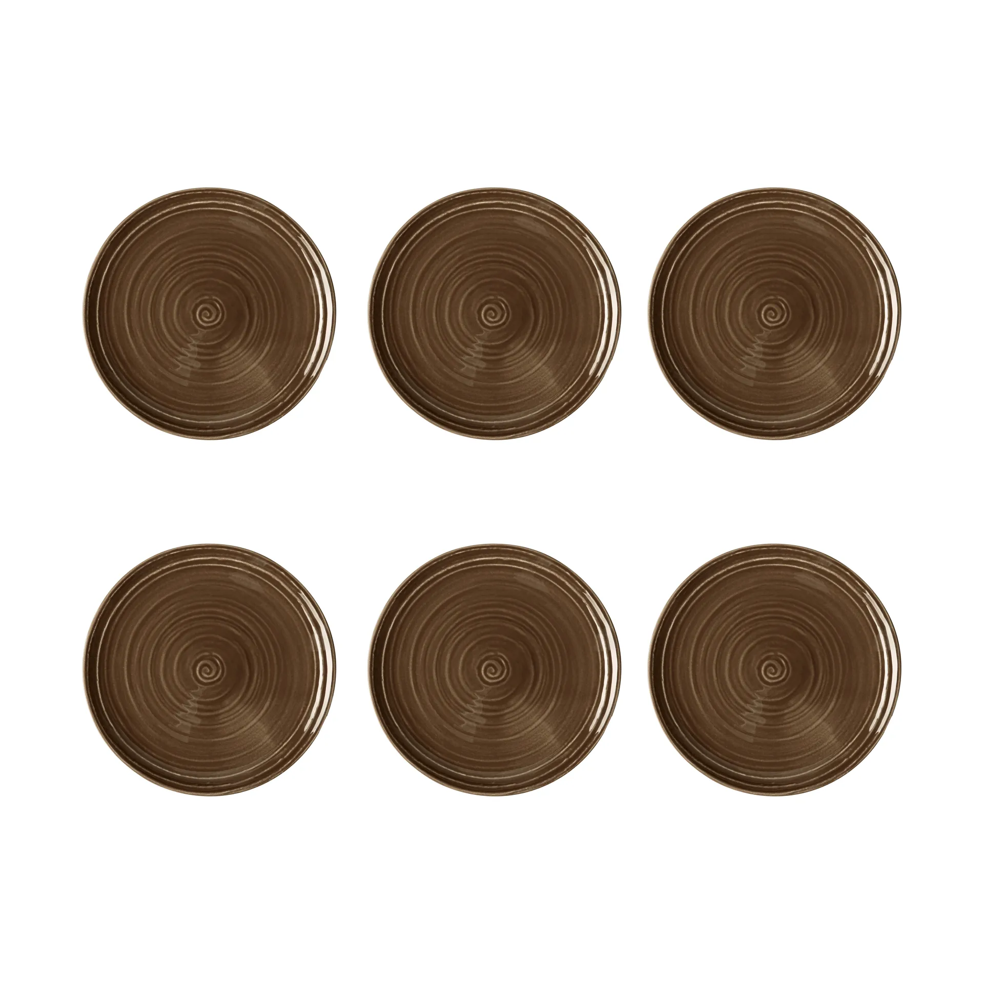 Assiette Terra Ø 17,7 cm, lot de 6, Earth Brown Seltmann Weiden