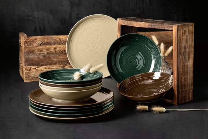 Assiette Terra Ø 22,7 cm, lot de 6 - Moss Green - Seltmann Weiden