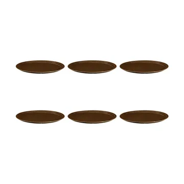 Assiette Terra Ø 27,8 cm, lot de 6 - Earth Brown - Seltmann Weiden