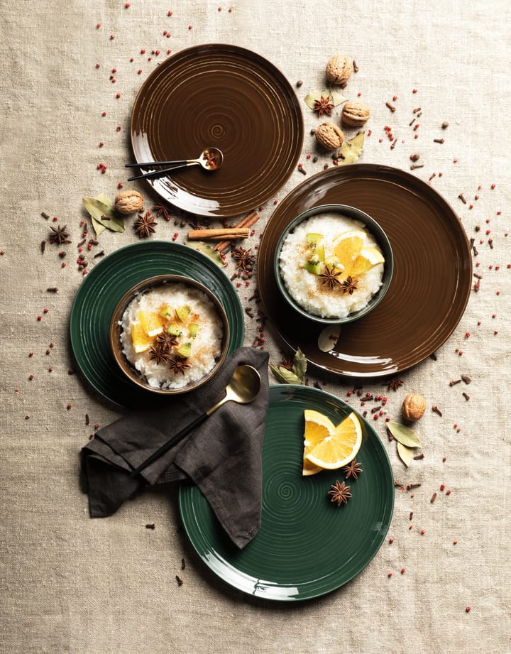 Assiette Terra Ø 27,8 cm, lot de 6, Moss Green Seltmann Weiden