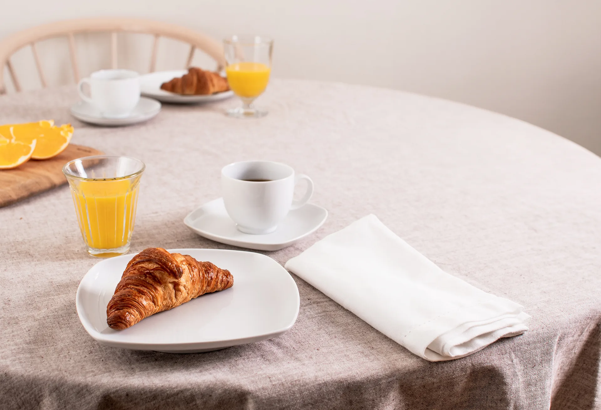 Service à café carré Lido 18 pièces, Blanc Seltmann Weiden