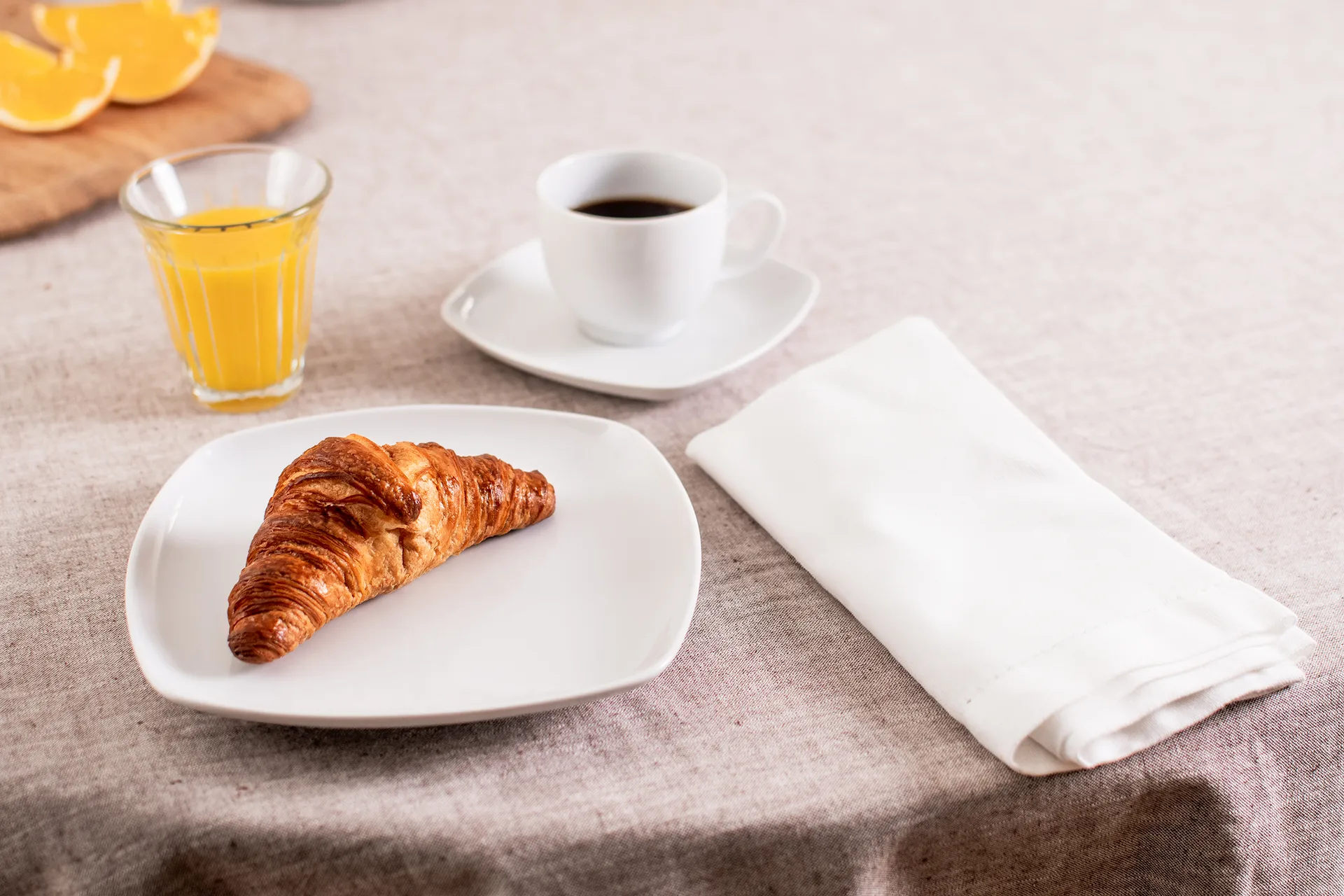 Service à café carré Lido 18 pièces, Blanc Seltmann Weiden