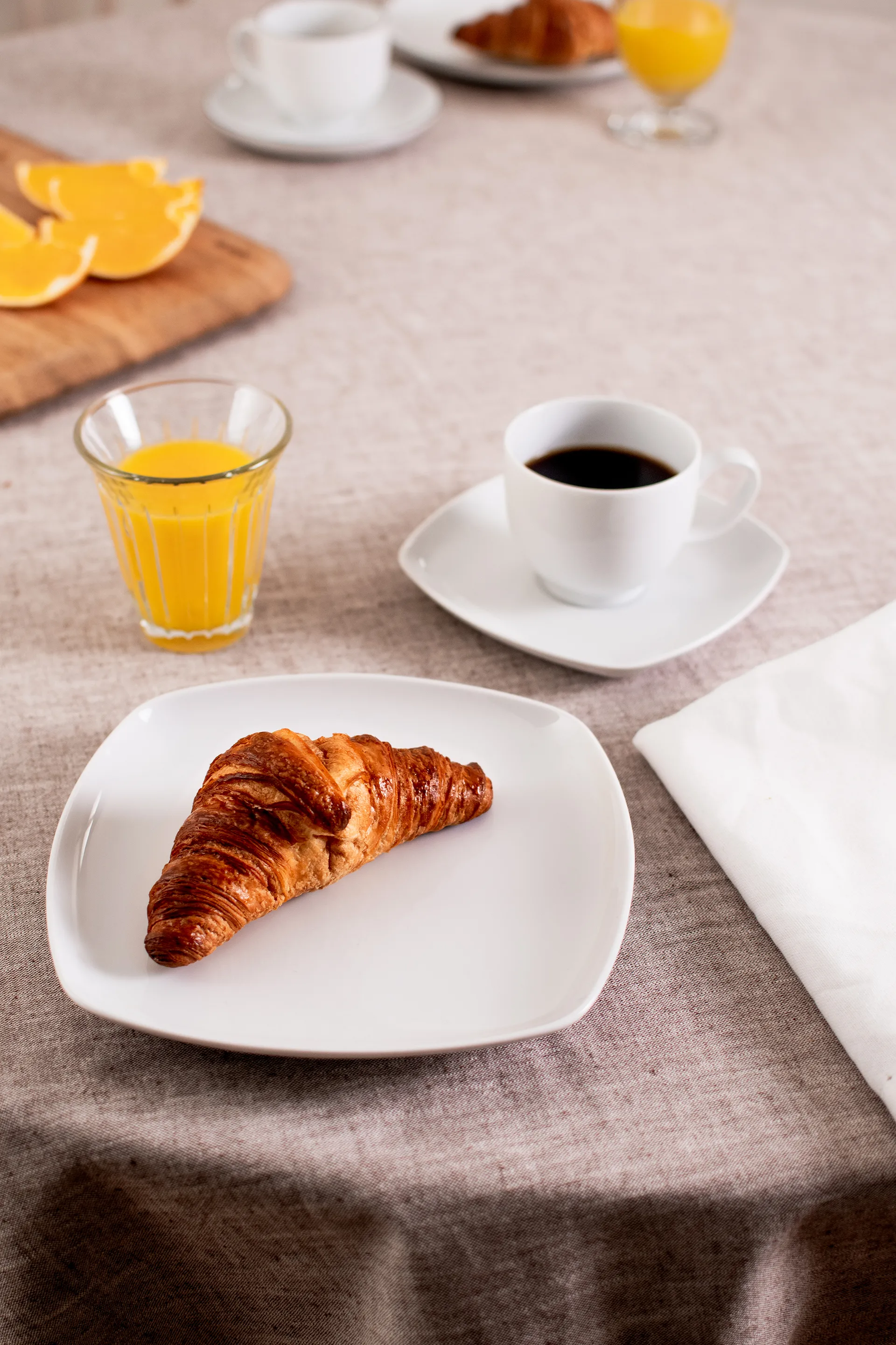 Service à café carré Lido 18 pièces, Blanc Seltmann Weiden