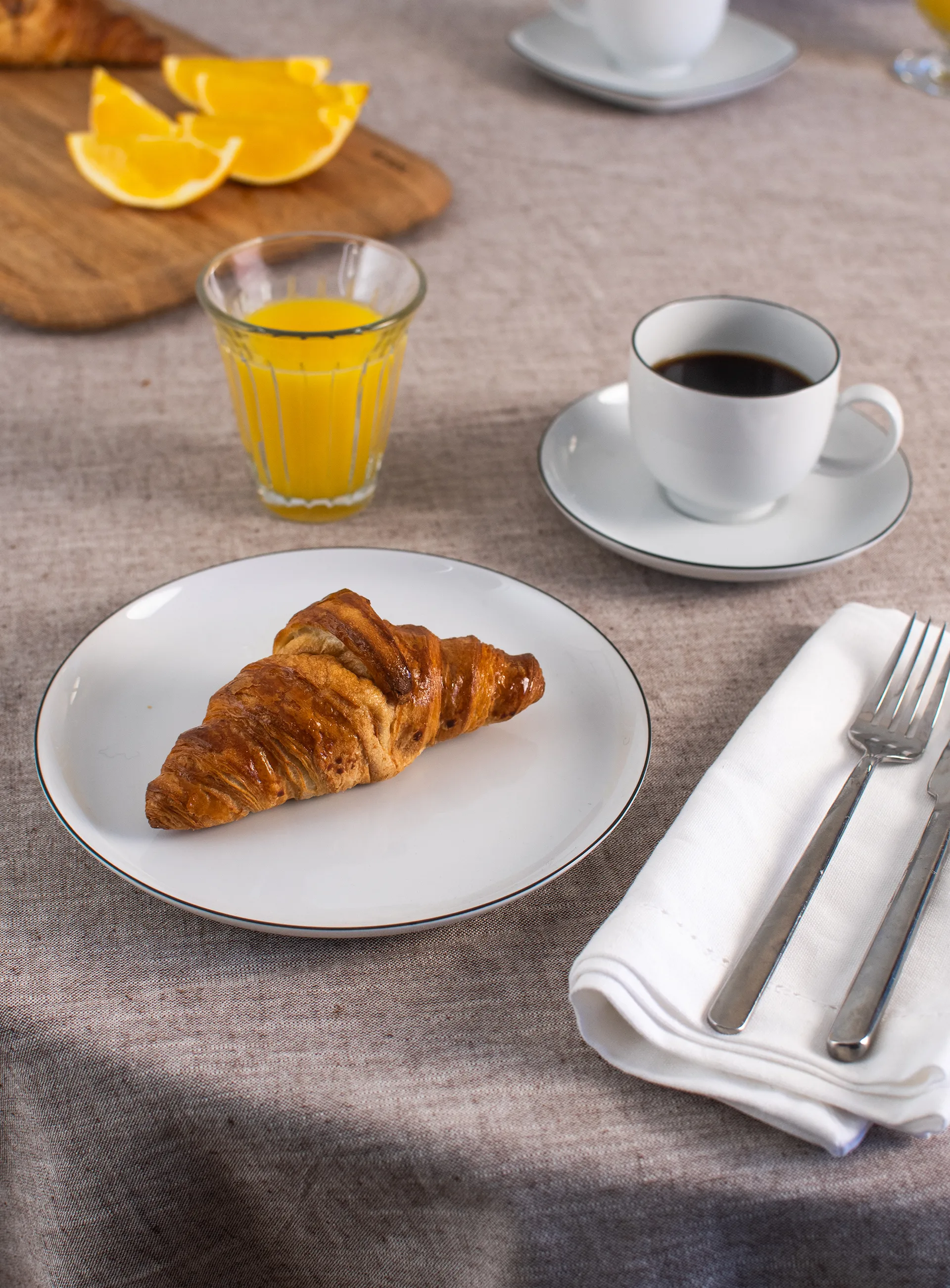 Service à café Lido black line 18 pièces, Blanc à bordure noire Seltmann Weiden