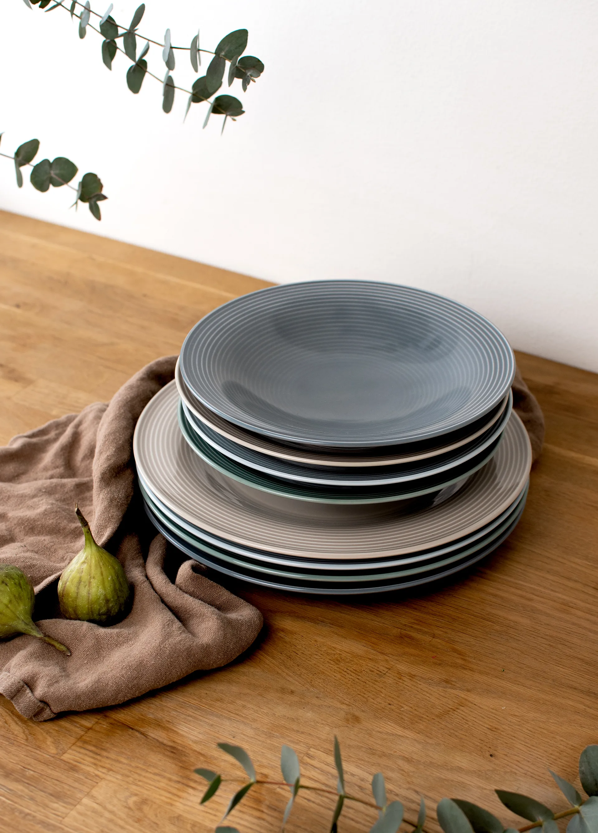 Service de table Beat 12 pièces, Gris perle Seltmann Weiden