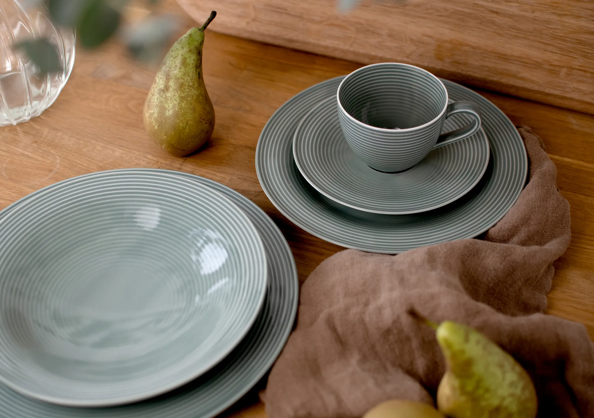 Service de table Beat 12 pièces, Gris perle Seltmann Weiden