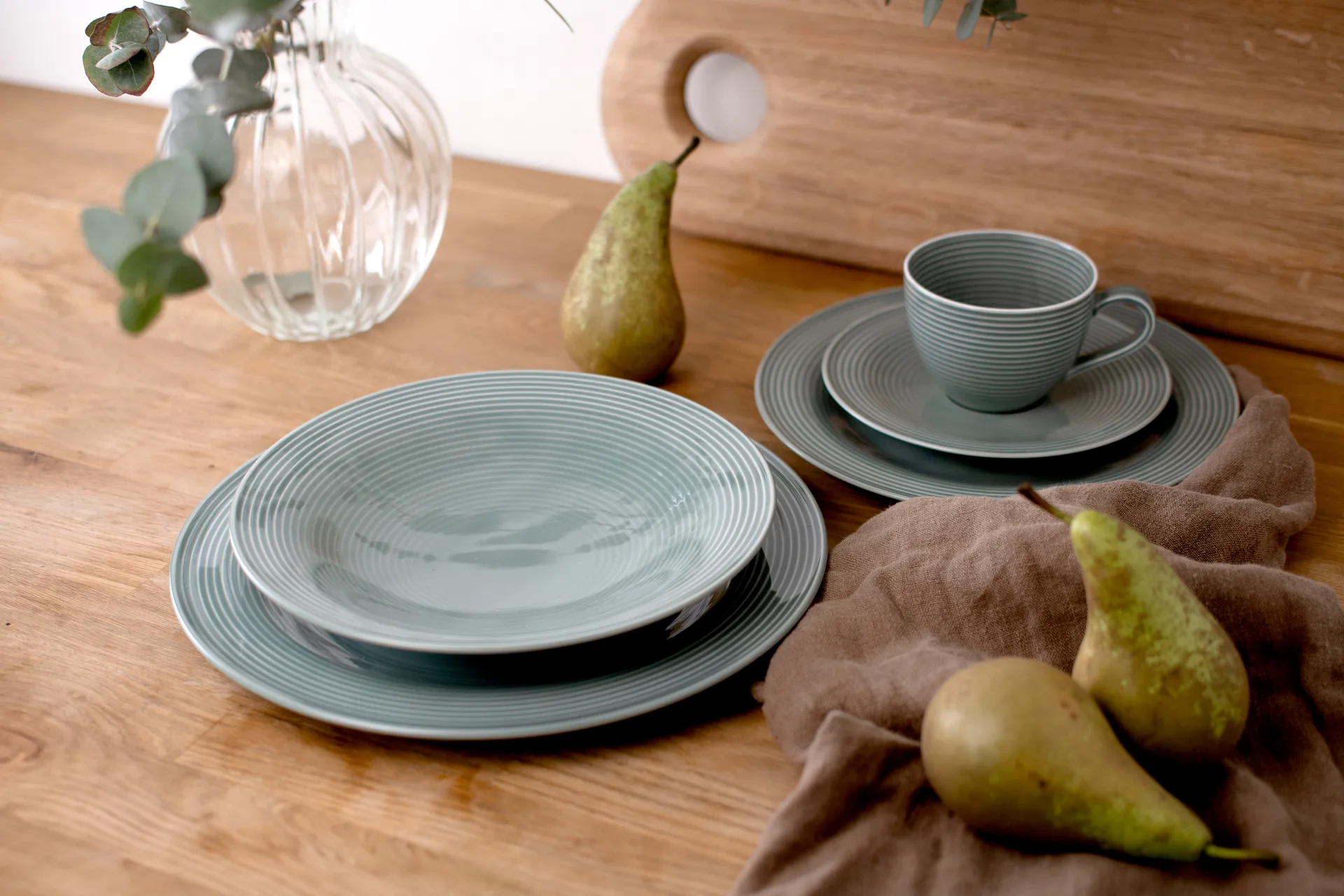 Service de table Beat 12 pièces, Gris perle Seltmann Weiden