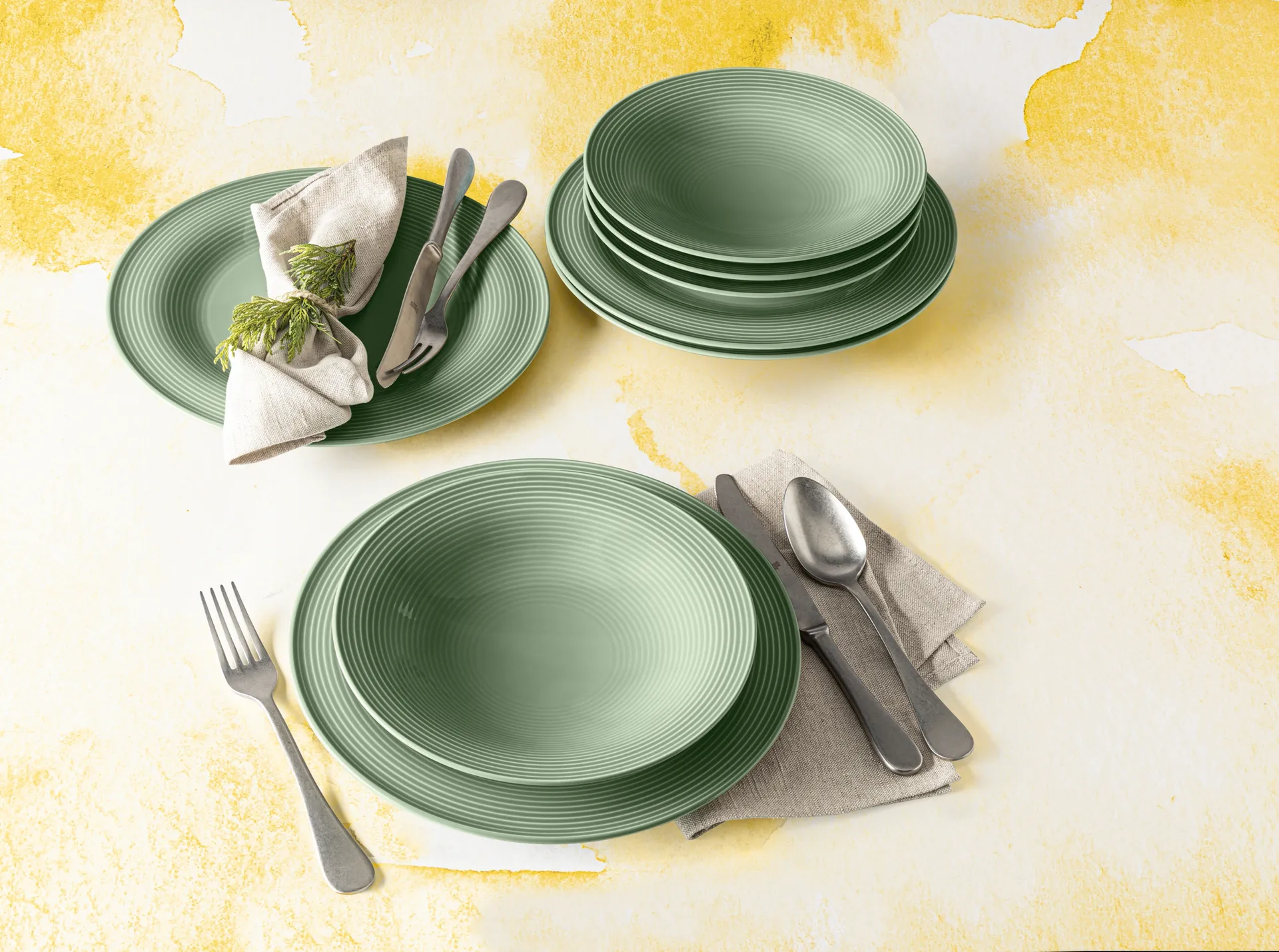 Service de table Beat 12 pièces, Vert Seltmann Weiden
