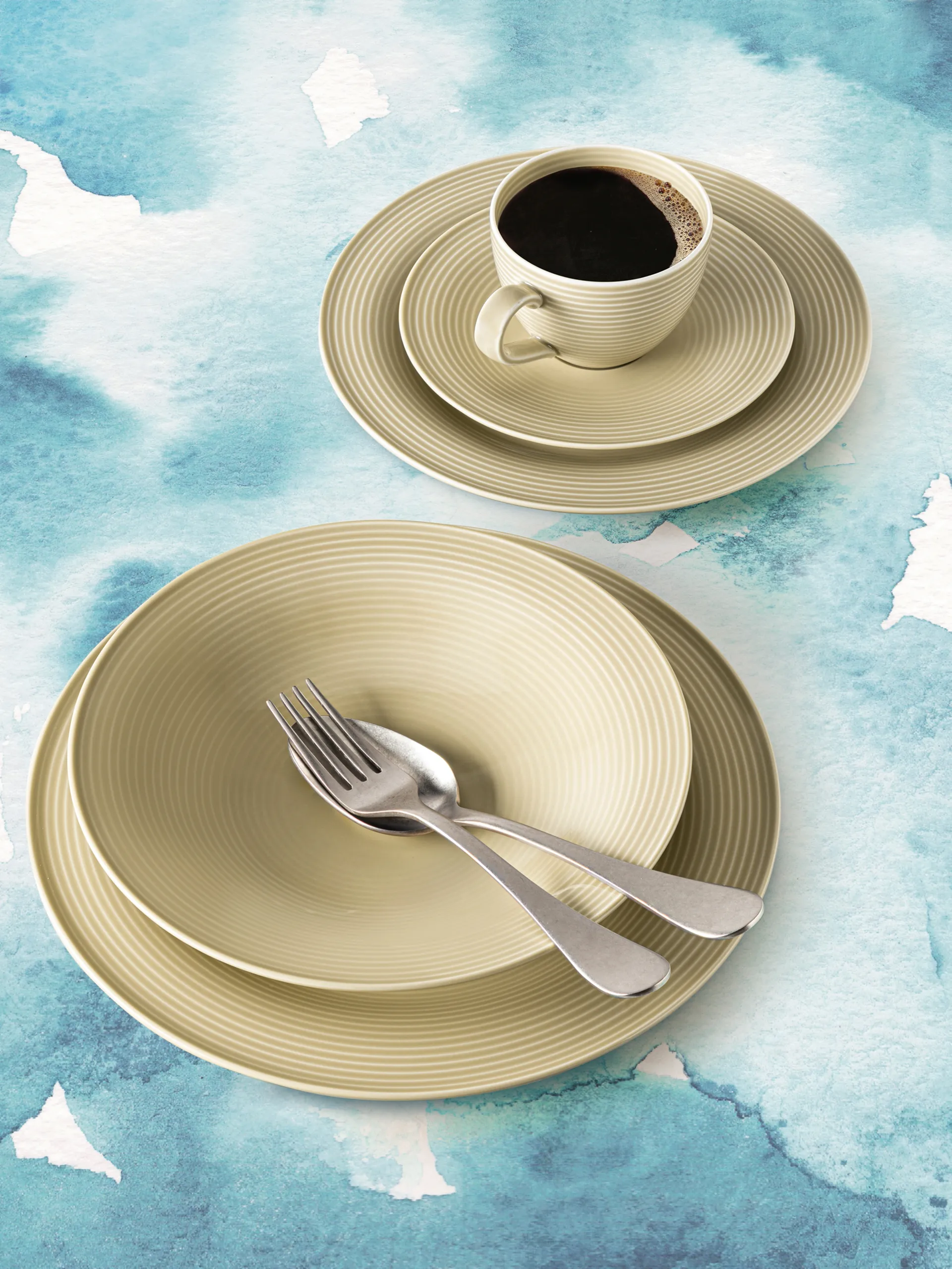 Service de table Beat 30 pièces, Beige sable Seltmann Weiden