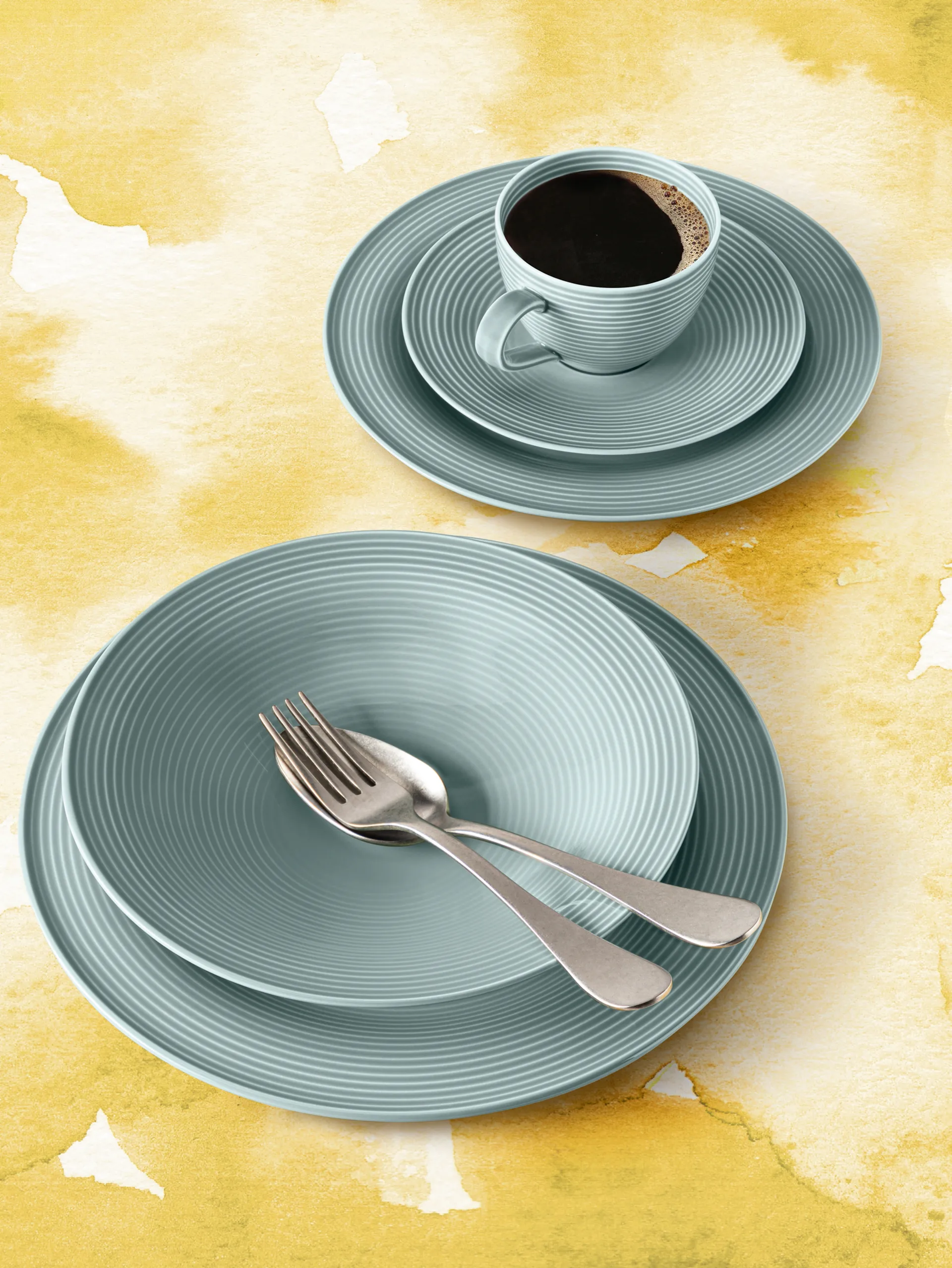 Service de table Beat 30 pièces, Bleu arctique Seltmann Weiden