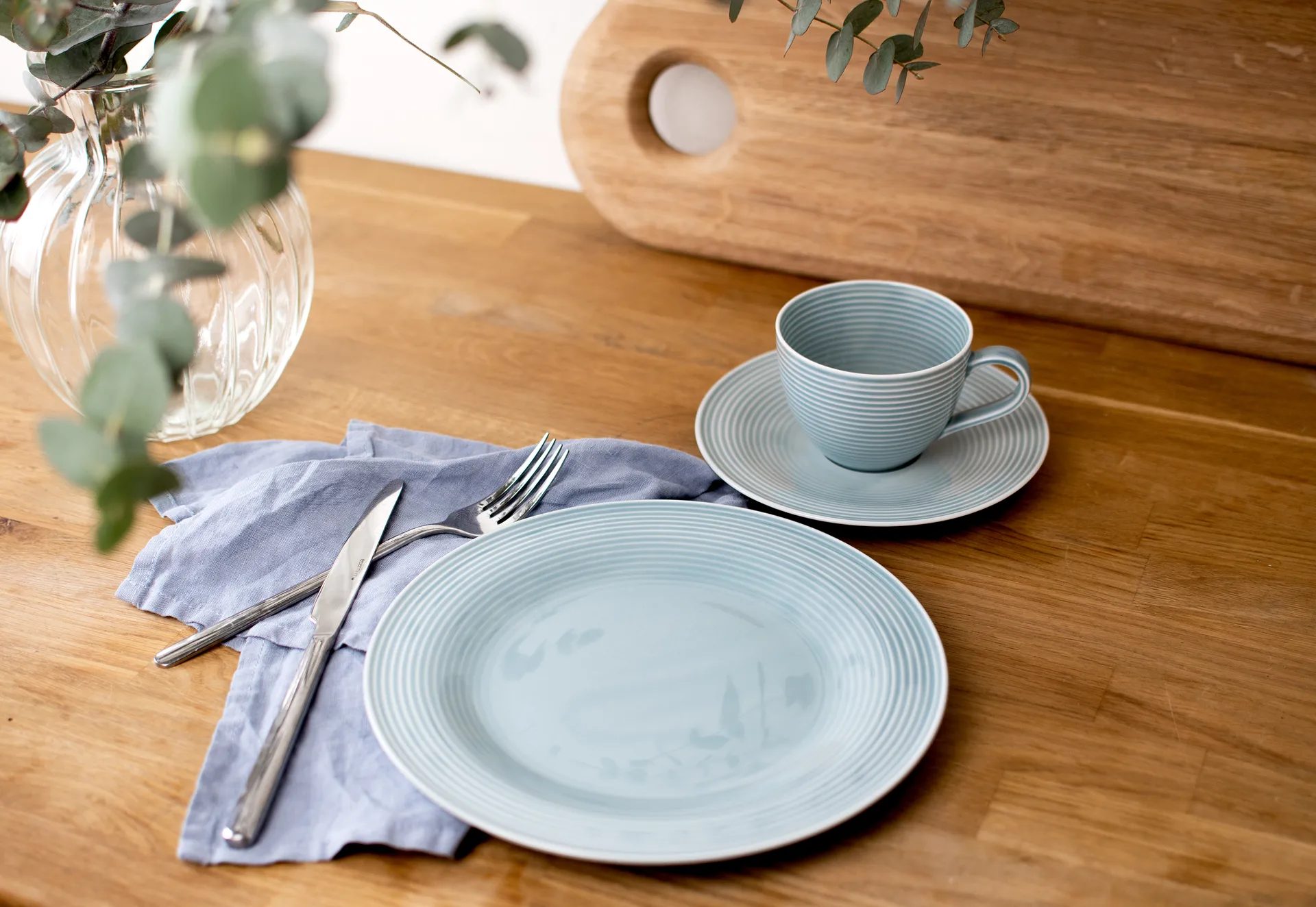 Service de table Beat 30 pièces, Bleu arctique Seltmann Weiden