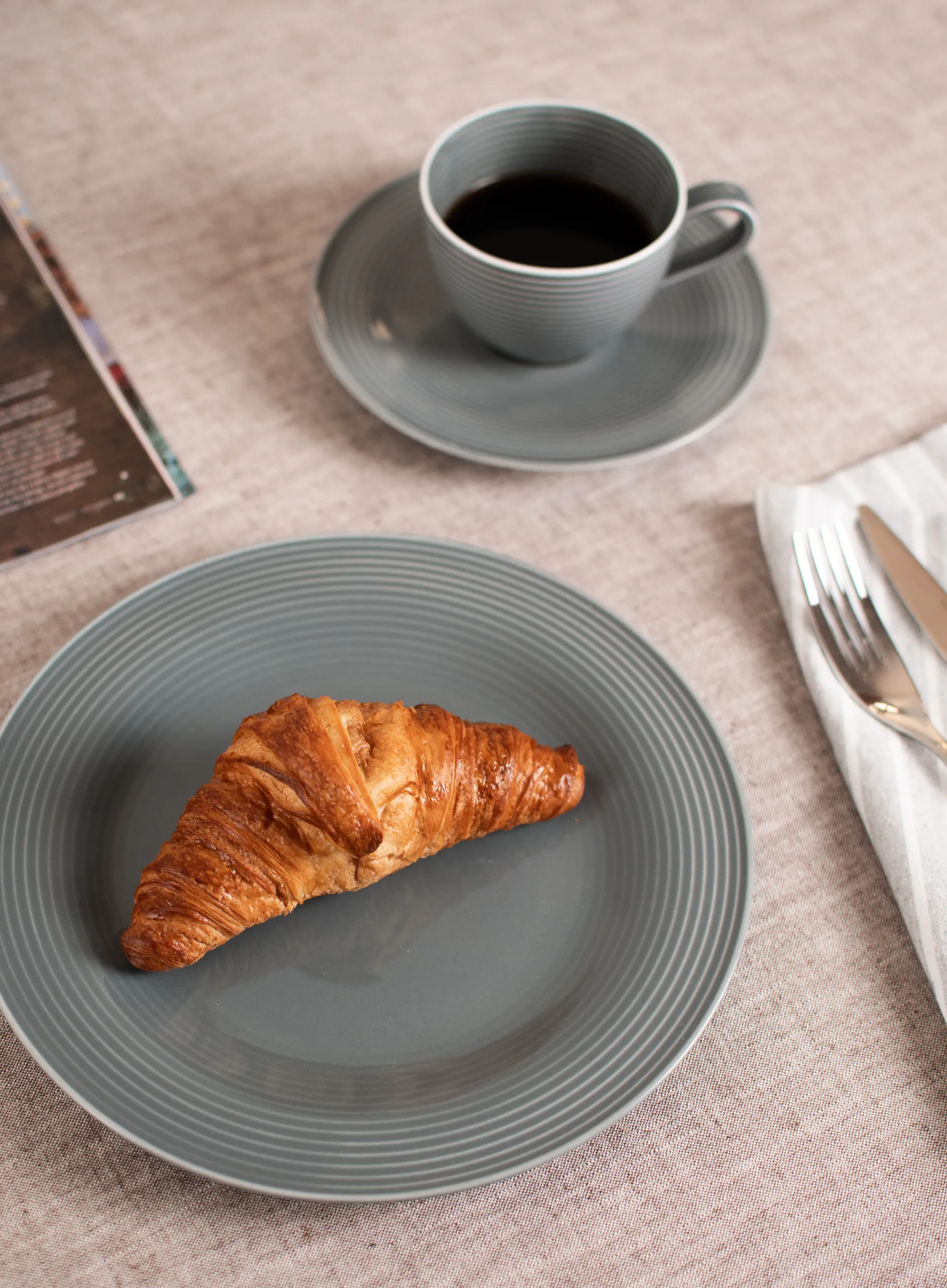 Service de table Beat 30 pièces, Gris perle Seltmann Weiden