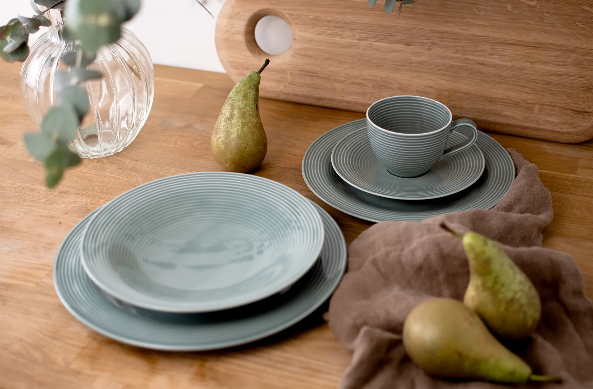 Service de table Beat 30 pièces, Gris perle Seltmann Weiden