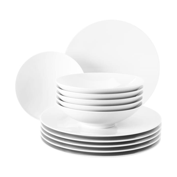Service de table Life 12 pièces - Blanc - Seltmann Weiden
