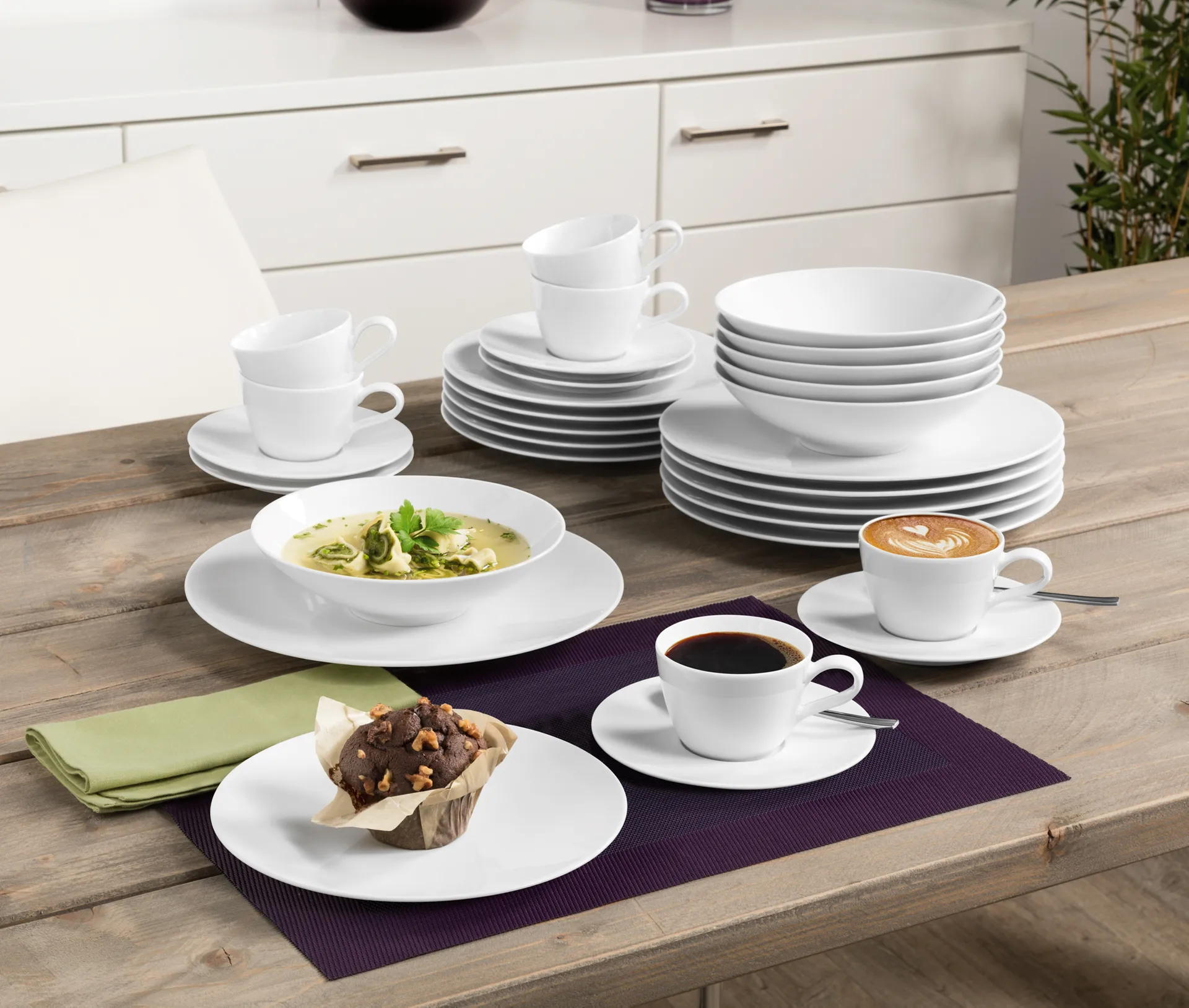 Service de table Life 30 pièces, Blanc Seltmann Weiden