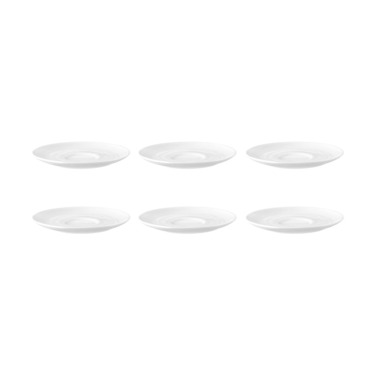 Seltmann Weiden Soucoupe à café Terra o 12 cm, lot de 6 Blanc