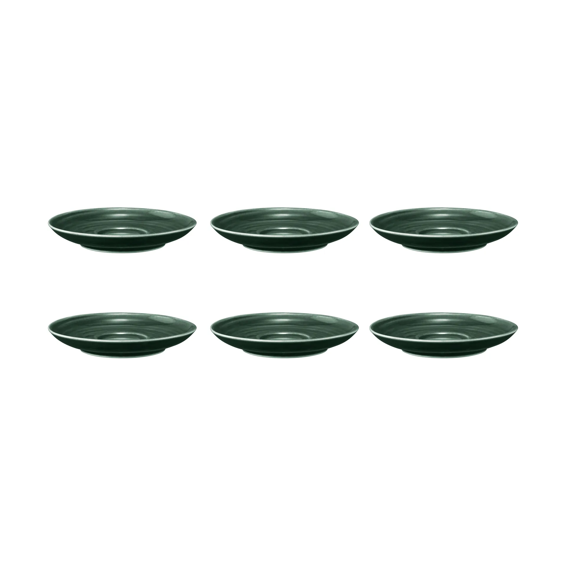 Soucoupe à café Terra Ø 12 cm, lot de 6, Moss Green Seltmann Weiden