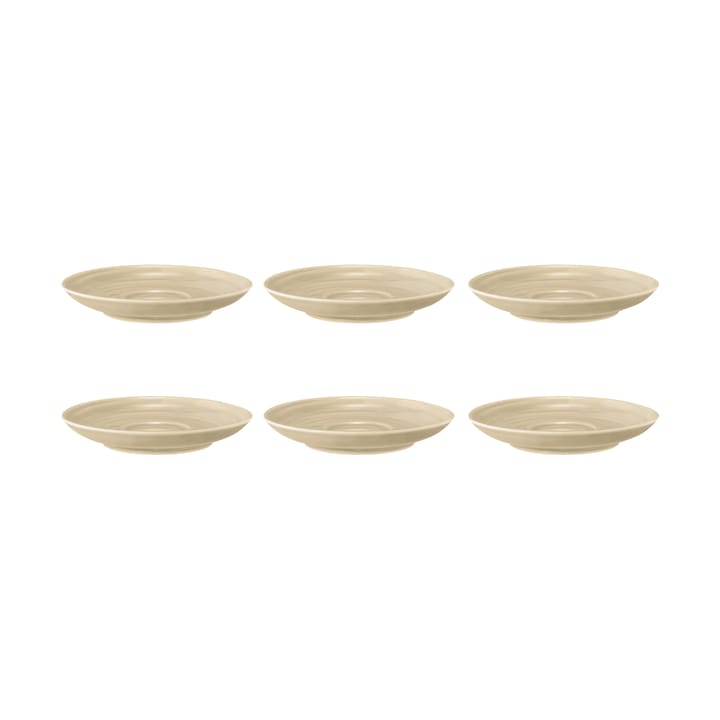 Soucoupe à café Terra Ø 12 cm, lot de 6 - Sand Beige - Seltmann Weiden