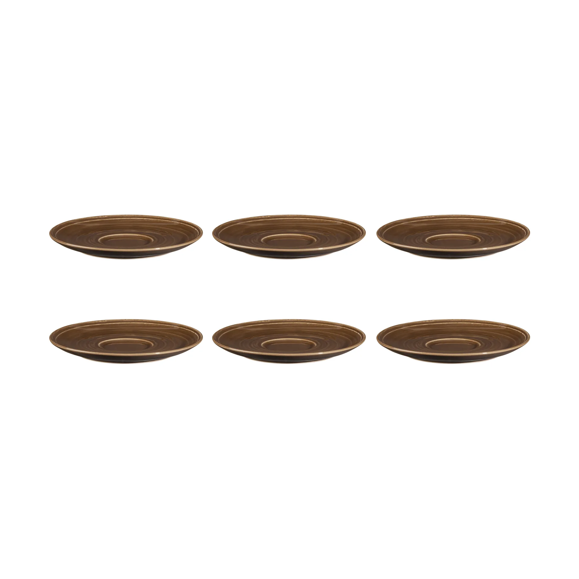 Soucoupe à café Terra Ø 16,1 cm, lot de 6, Earth Brown Seltmann Weiden