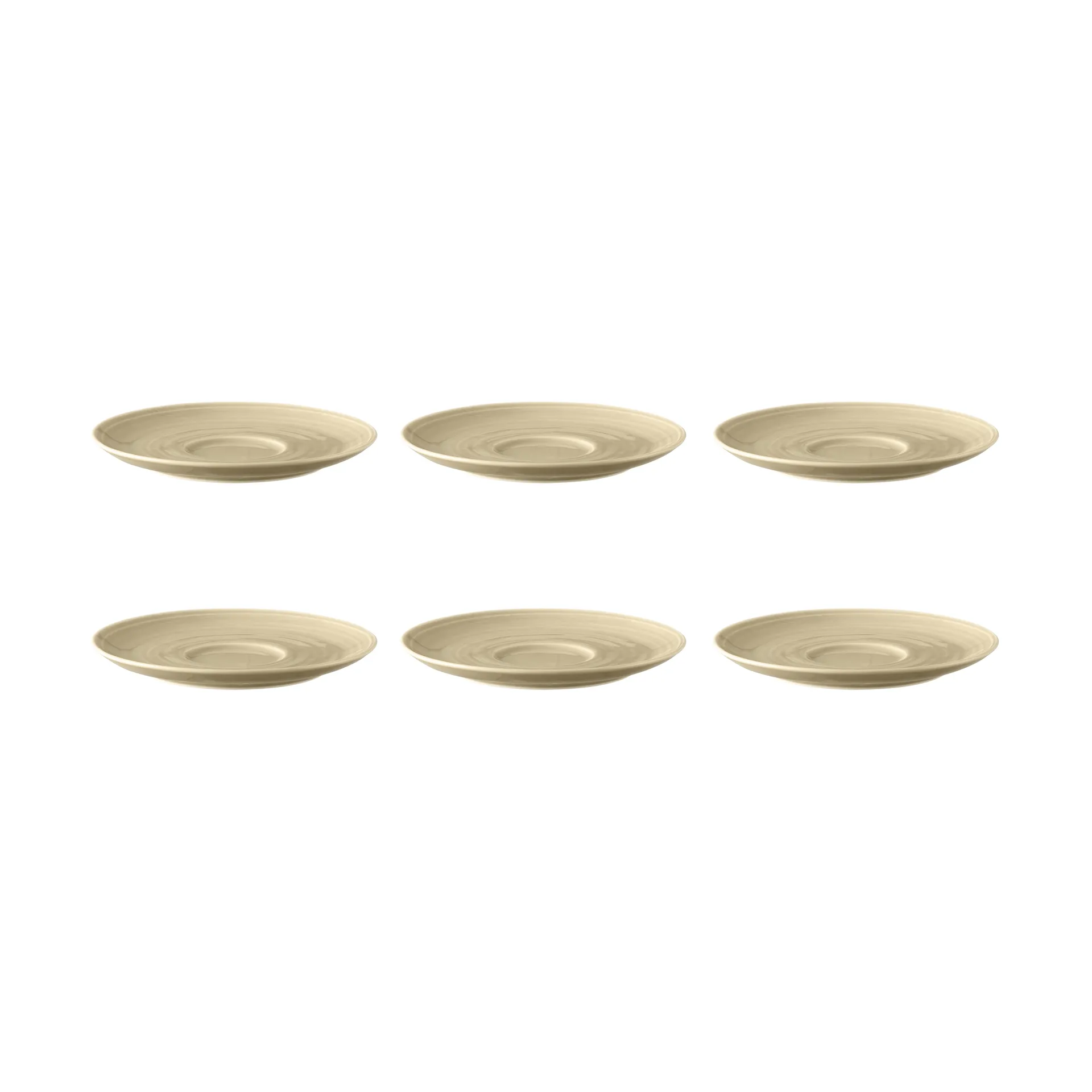Soucoupe à café Terra Ø 16,1 cm, lot de 6, Sand Beige Seltmann Weiden