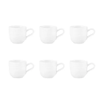 Tasse à expresso 9 cl, lot de 6 - Blanc - Seltmann Weiden