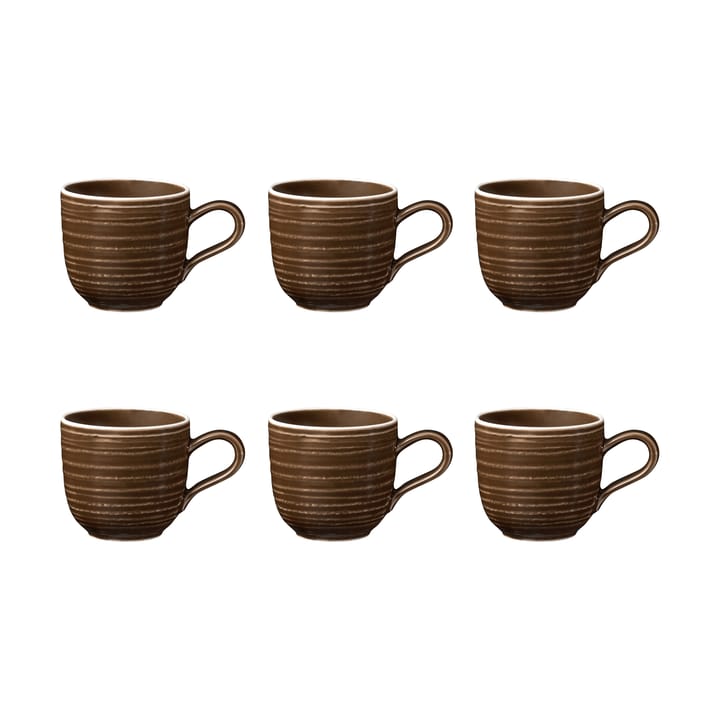 Tasse à expresso 9 cl, lot de 6 - Earth Brown - Seltmann Weiden