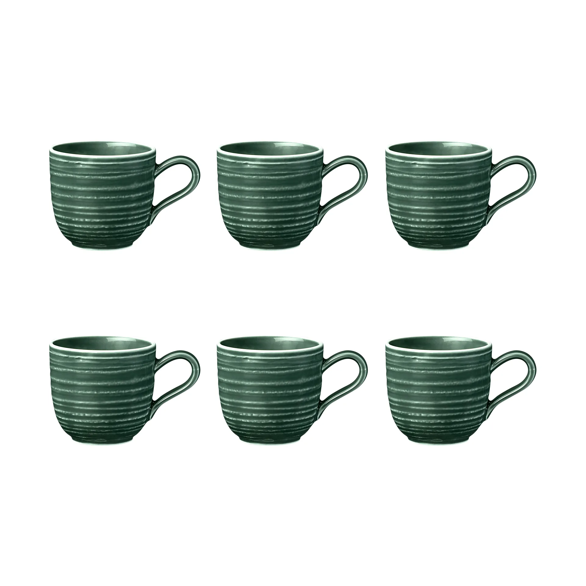 Tasse à expresso 9 cl, lot de 6, Moss Green Seltmann Weiden