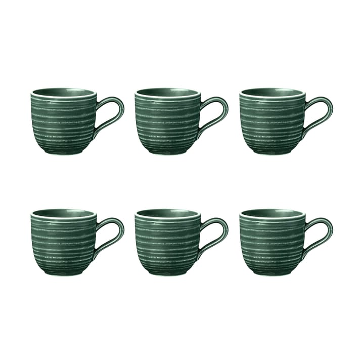 Tasse à expresso 9 cl, lot de 6 - Moss Green - Seltmann Weiden