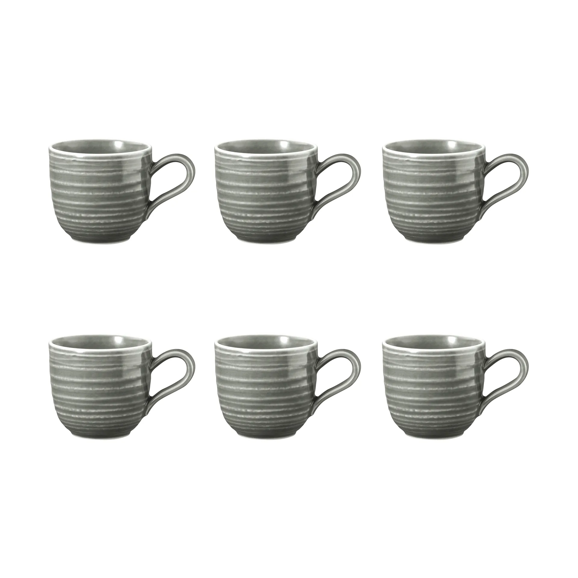Tasse à expresso 9 cl, lot de 6, Pearl Grey Seltmann Weiden