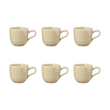 Tasse à expresso 9 cl, lot de 6 - Sand Beige - Seltmann Weiden