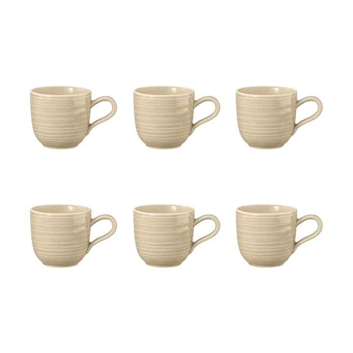 Tasse à expresso 9 cl, lot de 6 - Sand Beige - Seltmann Weiden