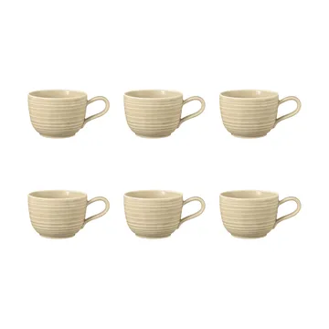 Tasse Terra 20 cl, lot de 6 - Sand Beige - Seltmann Weiden