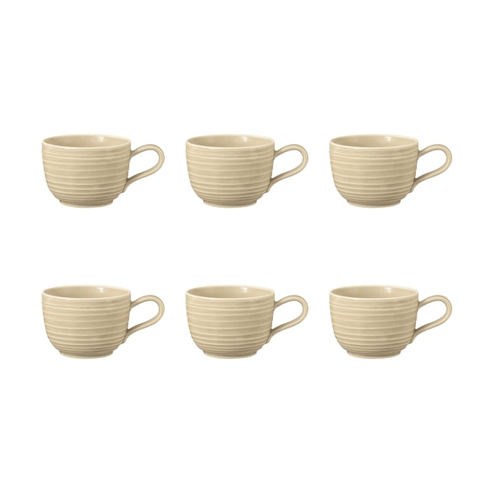 Tasse Terra 20 cl, lot de 6 - Sand Beige - Seltmann Weiden