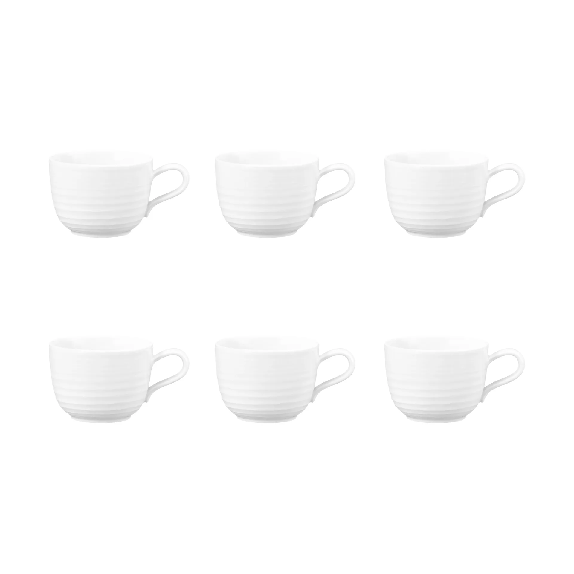 Tasse Terra 26 cl, lot de 6, Blanc Seltmann Weiden