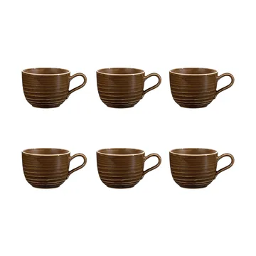 Tasse Terra 26 cl, lot de 6 - Earth Brown - Seltmann Weiden
