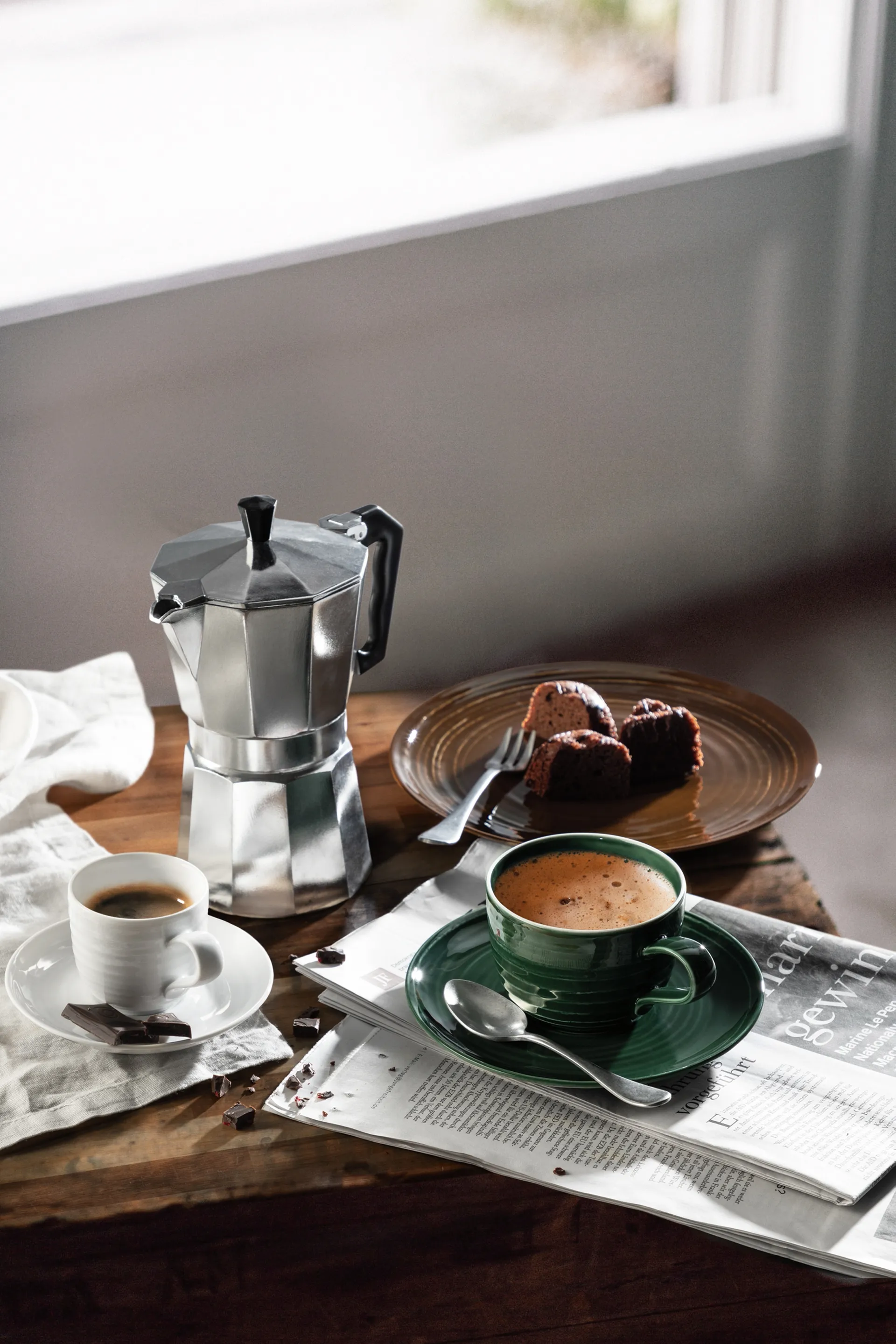 Tasse Terra 26 cl, lot de 6, Moss Green Seltmann Weiden