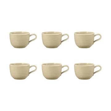 Tasse Terra 26 cl, lot de 6 - Sand Beige - Seltmann Weiden
