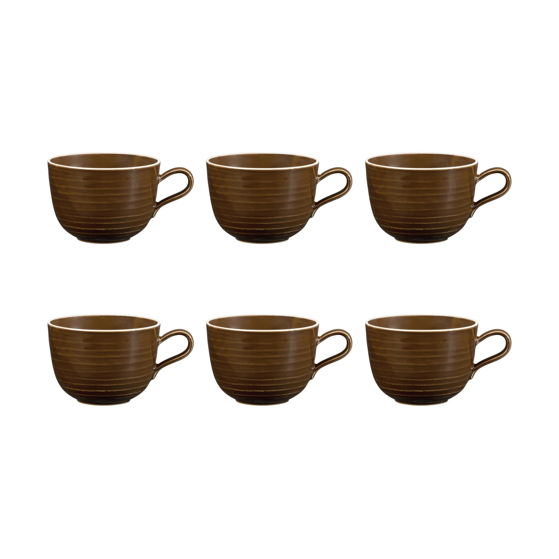 Tasse Terra 38 cl, lot de 6, Earth Brown Seltmann Weiden