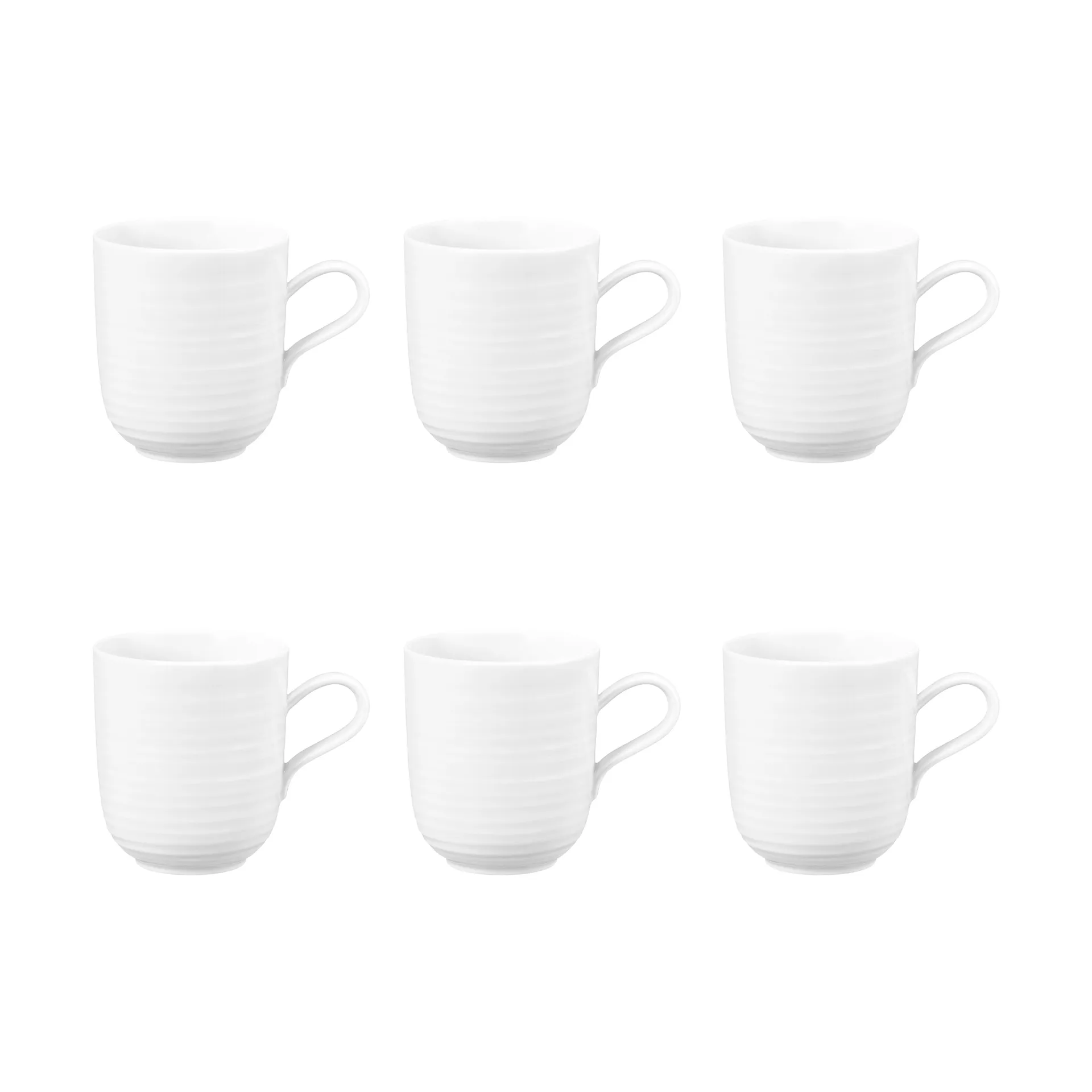 Tasse Terra 40 cl, lot de 6, Blanc Seltmann Weiden