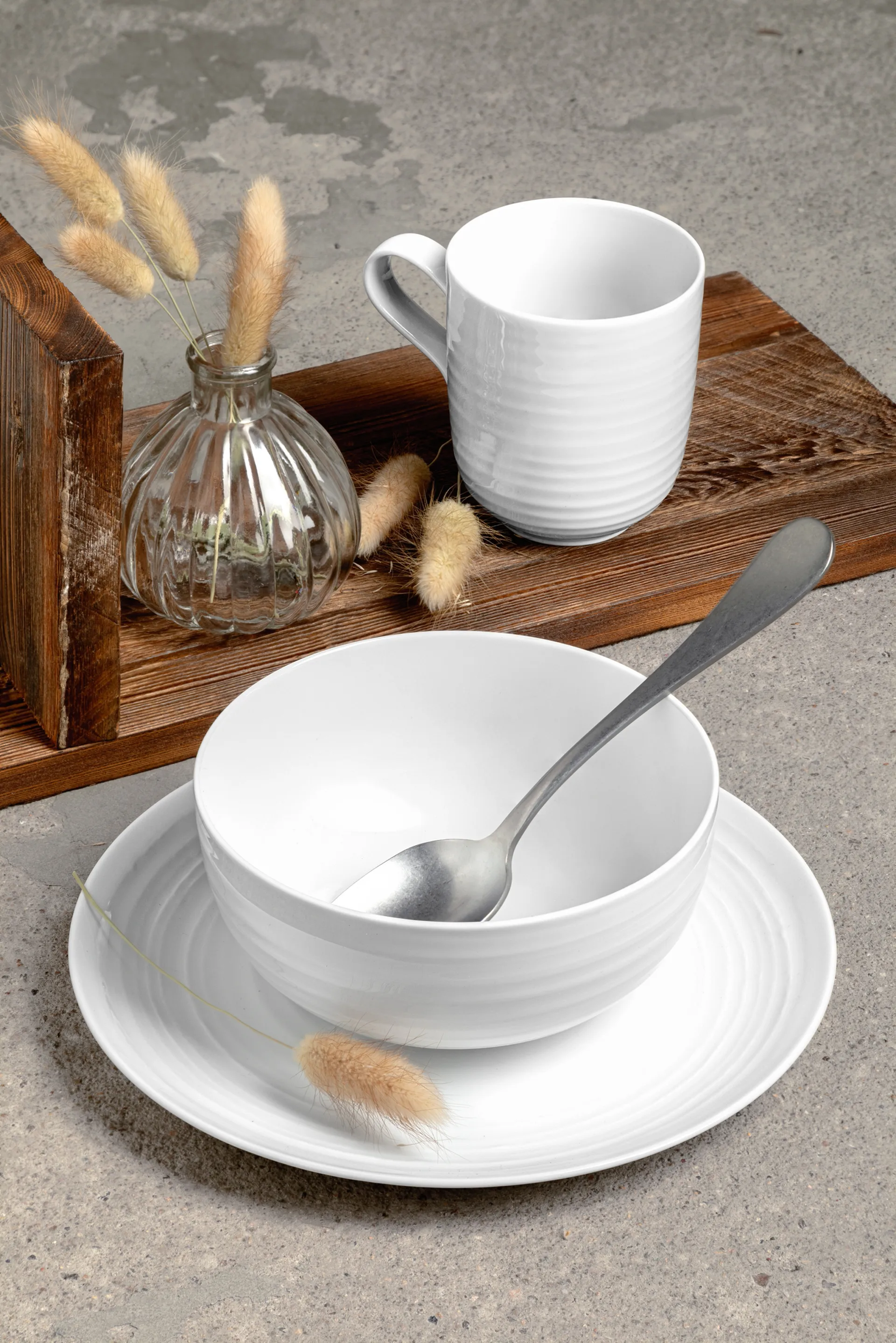 Tasse Terra 40 cl, lot de 6, Blanc Seltmann Weiden