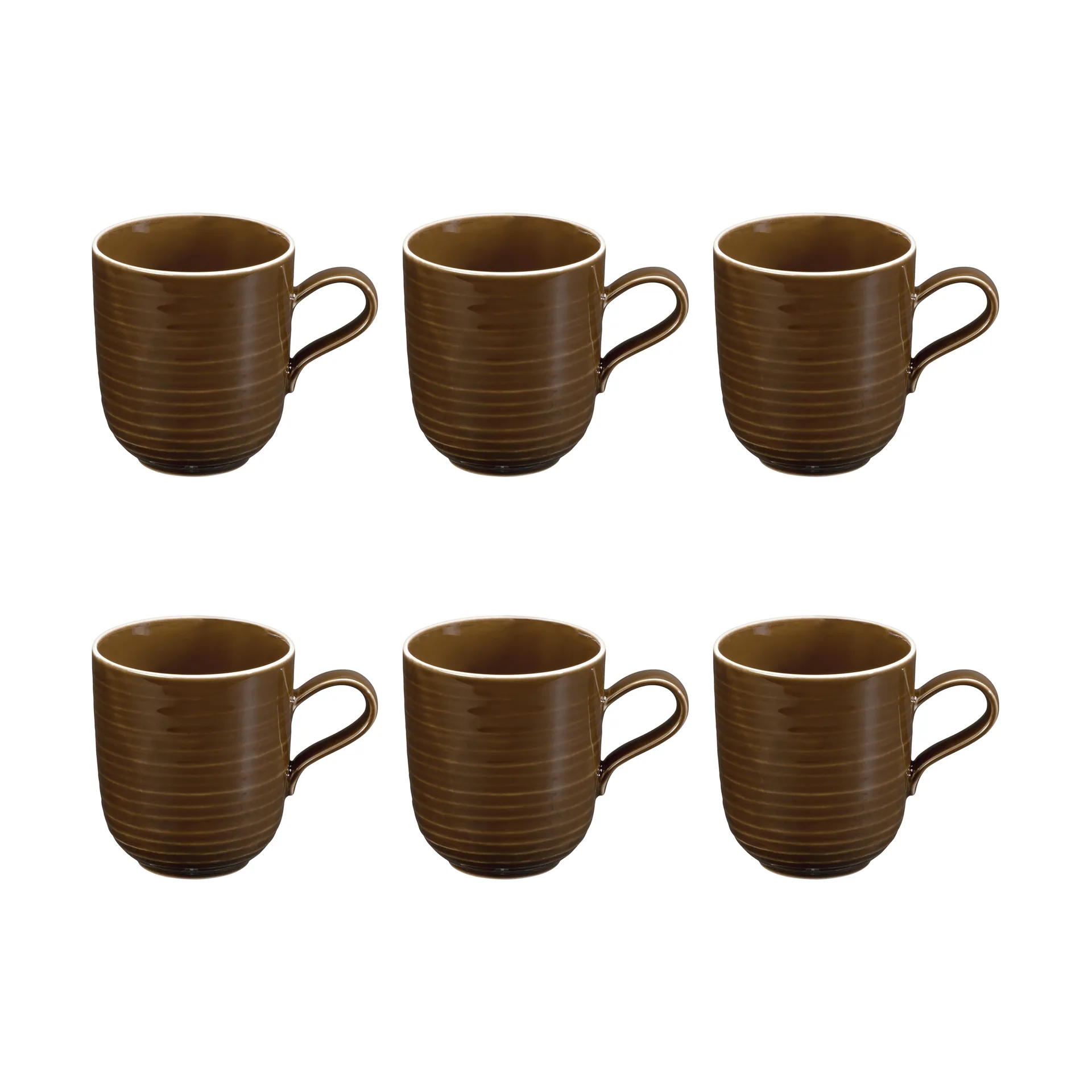 Tasse Terra 40 cl, lot de 6, Earth Brown Seltmann Weiden