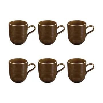 Tasse Terra 40 cl, lot de 6 - Earth Brown - Seltmann Weiden